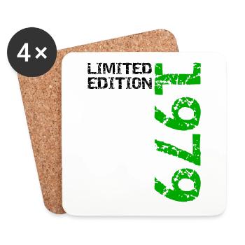 1979 Limited Edition Birthday Gift Wife Husband - Coasters (set of 4) - white - Front