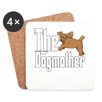 Labradoodle Dog Mom Dogmother Dogs Mommy - Untersetzer (4er-Set) - Weiß - Vorne