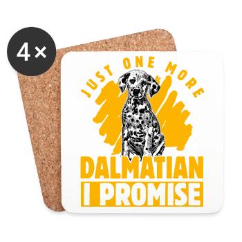Just one more Dalmatian I promise - Untersetzer (4er-Set) - Weiß - Vorne