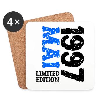 1997 Mai Limited Edition Geburtstag Geschenk - Untersetzer (4er-Set) - Weiß - Vorne