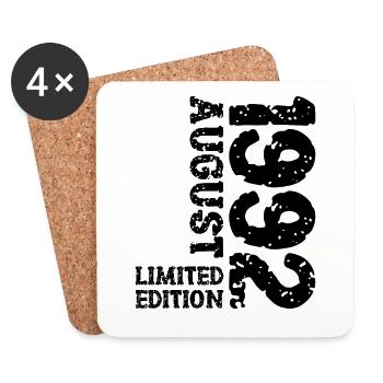 1992 Août Édition Limitée 31e Tenue d’anniversaire - Dessous de verre (lot de 4) - blanc - Devant