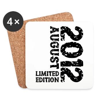 2012 Août Édition Limitée 11e Tenue d’anniversaire - Dessous de verre (lot de 4) - blanc - Devant