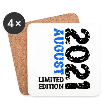 2021 août édition limitée 2nd anniversaire tenue - Dessous de verre (lot de 4) - blanc - Devant