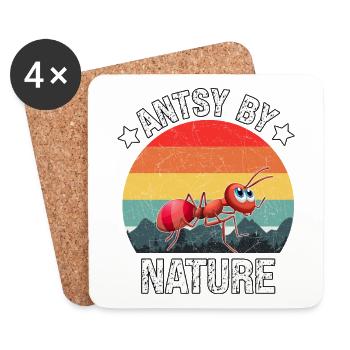 Antsy by Nature - Coasters (set of 4) - white - Front