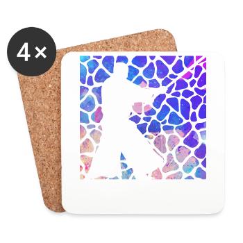 Aikido - Coasters (set of 4) - white - Front
