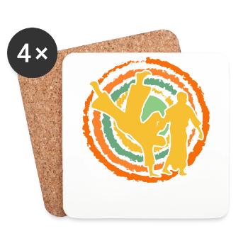 Aikido - Coasters (set of 4) - white - Front