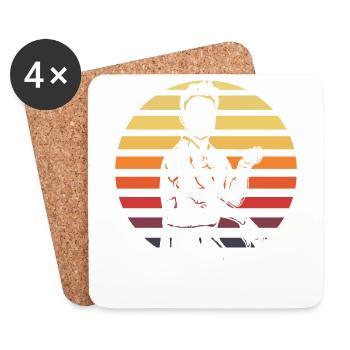 Wing Chun - Coasters (set of 4) - white - Front