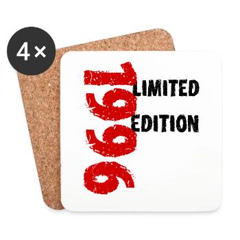 1996 Limited Edition 27th Birthday Gift Fun - Coasters (set of 4) - white - Front