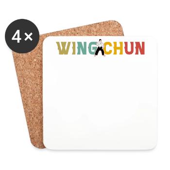 Wing Chun - Coasters (set of 4) - white - Front