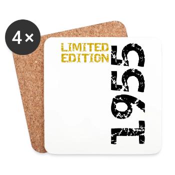 1955 Limited Edition Birthday Gift Wife Husband - Coasters (set of 4) - white - Front