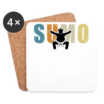 Sumo - Coasters (set of 4) - white - Front