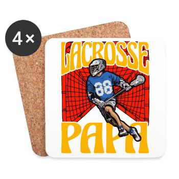 Papa de crosse - Dessous de verre (lot de 4) - blanc - Devant