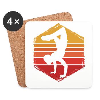 Capoeira - Coasters (set of 4) - white - Front