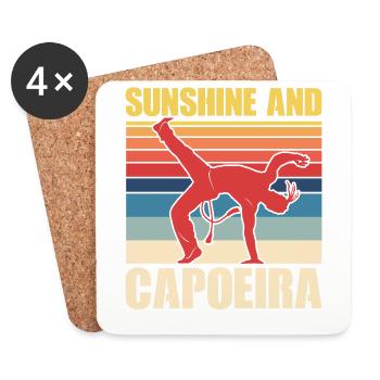 Sunshine and Capoeira - Coasters (set of 4) - white - Front