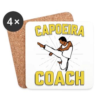 Capoeira Coach - Coasters (set of 4) - white - Front