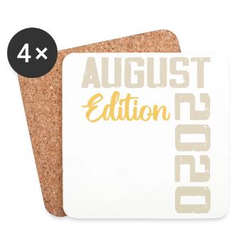 Anniversary August 2020 - Limited Edition August 2020 - Coasters (set of 4) - white - Front