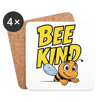 Bee Child Bee - Coasters (set of 4) - white - Front