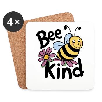 Bee Child Bee - Coasters (set of 4) - white - Front