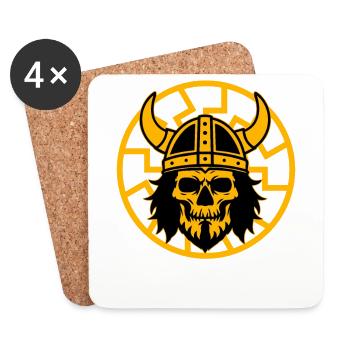 Viking - Coasters (set of 4) - white - Front