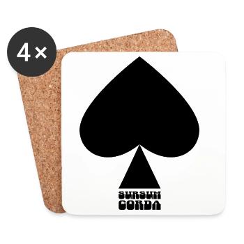 Sursum corda - Coasters (set of 4) - white - Front