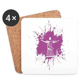 Rio de Janeiro | Christo - Coasters (set of 4) - white - Front