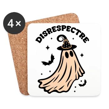 Crowned Ghost - Coasters (set of 4) - white - Front