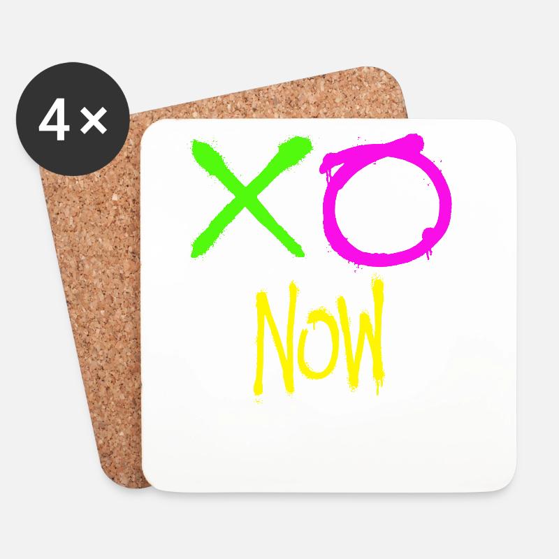 XO Now - Untersetzer (4er-Set) - Weiß
