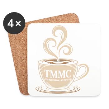 TMMC Trop de Femme Ma Coupe Club Café - Dessous de verre (lot de 4) - blanc - Devant