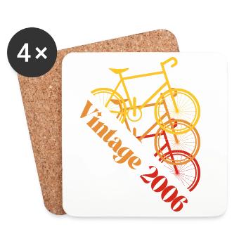 2006 Vintage - Untersetzer (4er-Set) - Weiß - Vorne