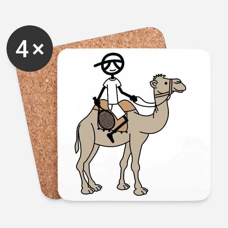 Pallino von Arabien - Untersetzer (4er-Set) - Weiß