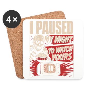 Horror Personality Trait Design - Untersetzer (4er-Set) - Weiß - Vorne