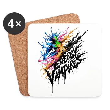 Guard My Peace - Engergy Vampires - Untersetzer (4er-Set) - Weiß - Vorne