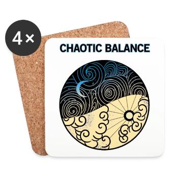 Yin Yang - Coasters (set of 4) - white - Front