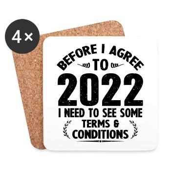 Before accepting 2022 need see some terms - Coasters (set of 4) - white - Front