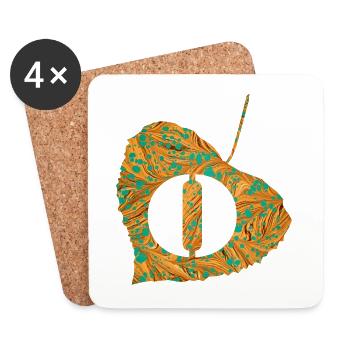 Sheet E 95 O - Coasters (set of 4) - white - Front