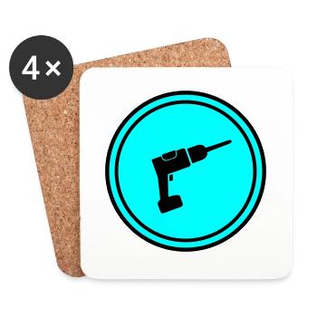 Drill - Coasters (set of 4) - white - Front