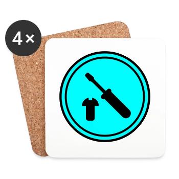 Screwdriver icon - Coasters (set of 4) - white - Front