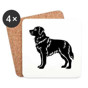 Samoyed dog - Coasters (set of 4) - white - Front
