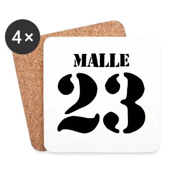 Malle 23 - Untersetzer (4er-Set) - Weiß - Vorne