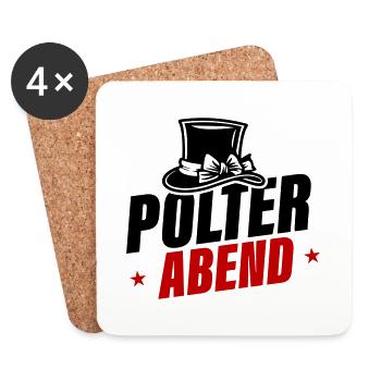 Bachelor Party 2024 - Coasters (set of 4) - white - Front