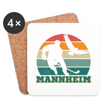 Mannheim, my city! - Coasters (set of 4) - white - Front