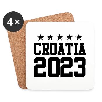 Croatia 2023 - Coasters (set of 4) - white - Front