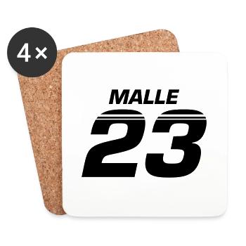 Malle 23 - Untersetzer (4er-Set) - Weiß - Vorne