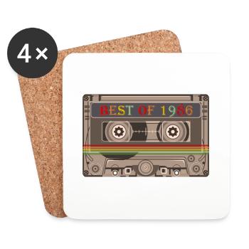 1986 - Coasters (set of 4) - white - Front