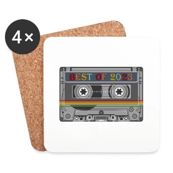 Tape 2023 - Coasters (set of 4) - white - Front