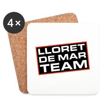 Lloret De Mar Team - Untersetzer (4er-Set) - Weiß - Vorne