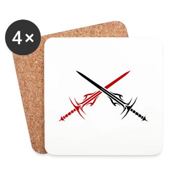 Sword Element - Coasters (set of 4) - white - Front