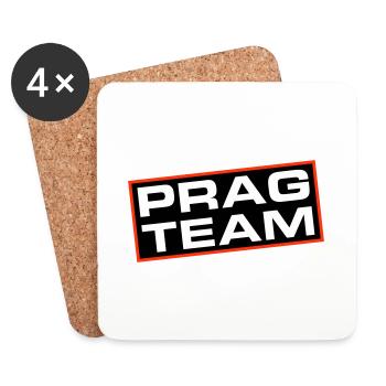 Prague Team - Coasters (set of 4) - white - Front