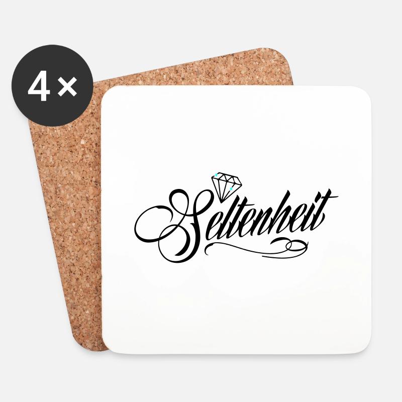 Seltenheit Diamant - Untersetzer (4er-Set) - Weiß