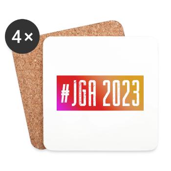 Jga 2023 Junggesellenabschied - Untersetzer (4er-Set) - Weiß - Vorne